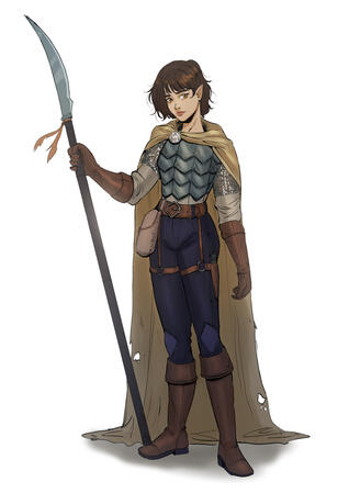 Cel Shaded full body commission